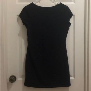 Navy blue maternity dress